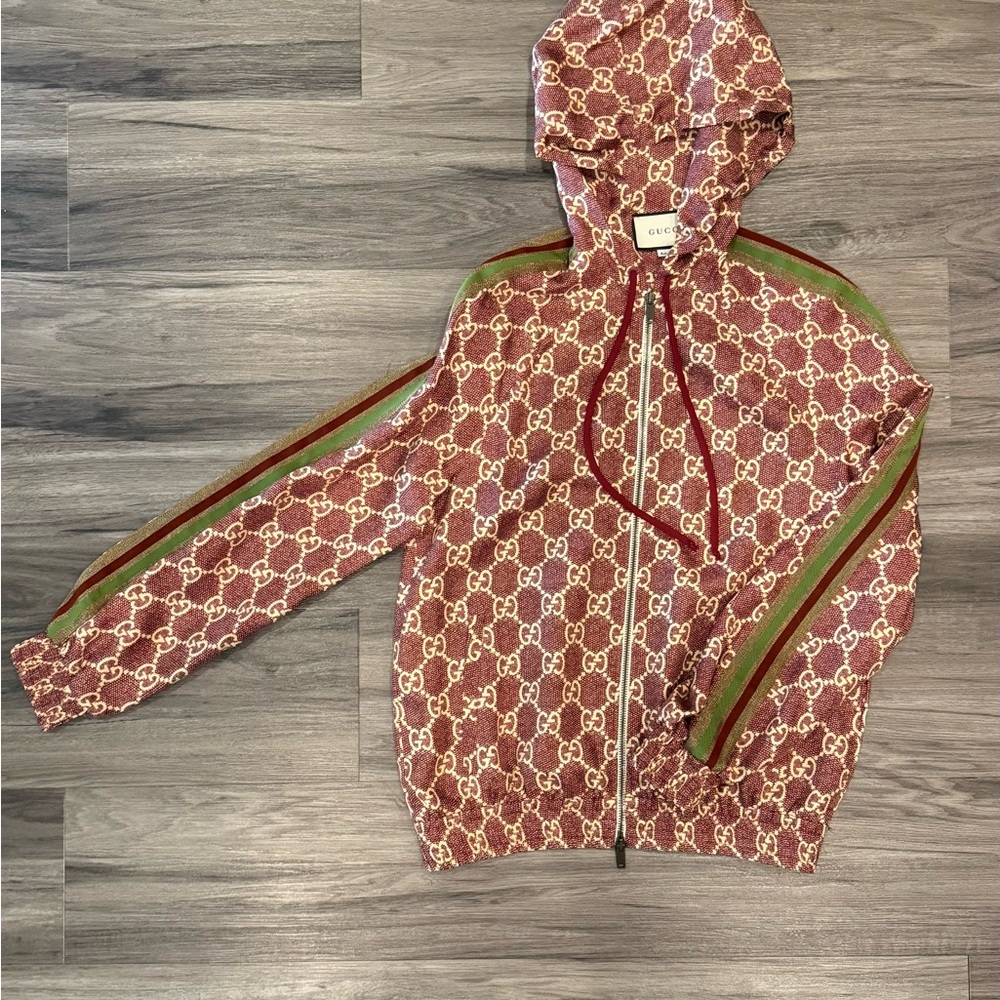 Gucci Track Jacket Vintage Burgundy Size XS